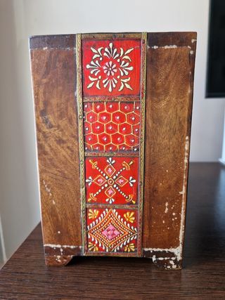 Joyero de madera. Estilo boho. Natura