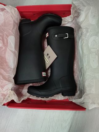 Botas de agua Hunter  sin estrenar  n°32,con caja 