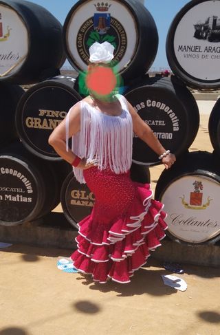 Traje flamenca