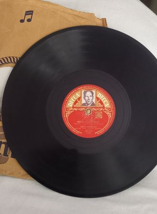 Disco de pizarra. Decca