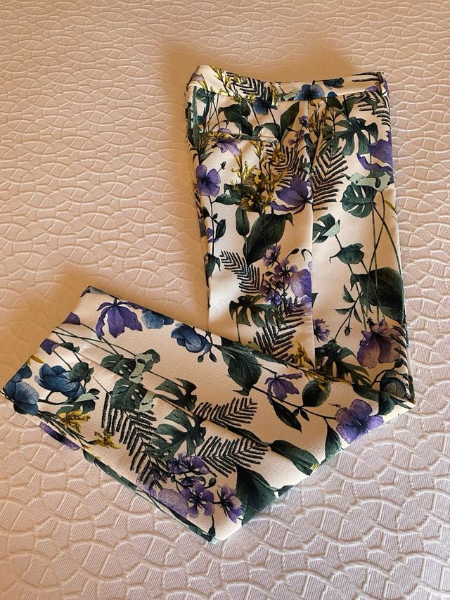 Pantalón estampado T-36 Mango 