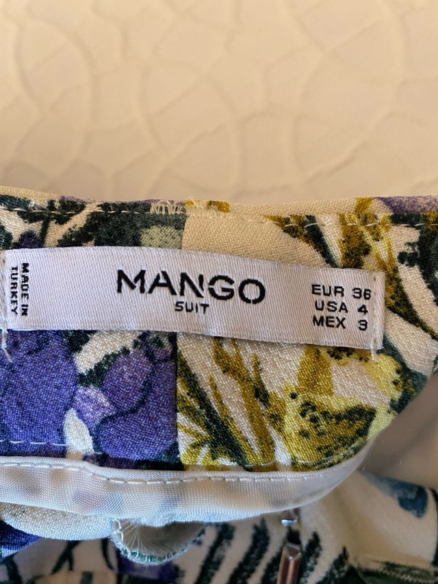 Pantalón estampado T-36 Mango 