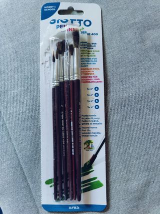 Set pennelli per dipingere, Giotto