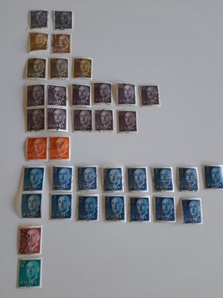 Lote de sellos diferentes valores