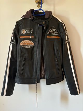 chaqueta moto mujer de cuero Urban talla L