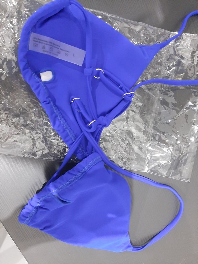 Traje de baño bikini de 3 piezas talla L