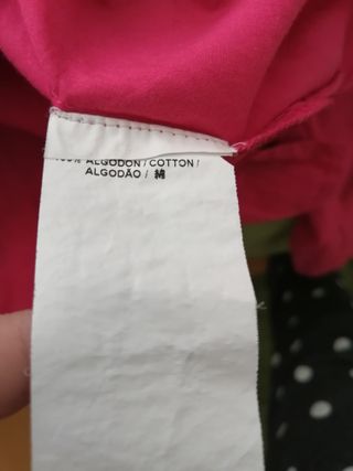 Blusa fucsia bordada Adolfo Domínguez +