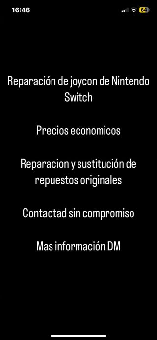 Reparacion de joycon de nintendo switch
