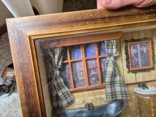 Diorama baño en miniatura siglo XIX