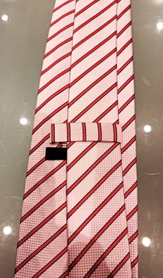 Only Blu Cravatta Pura Seta Made in Italy Rosa Reg