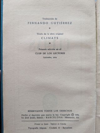 Climas A. Maurois