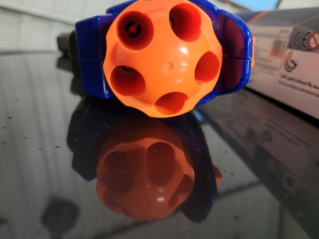 Pistola nerf.