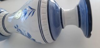 Jarrón cerámica Delft Holanda