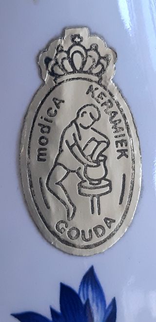 Jarrón cerámica Delft Holanda