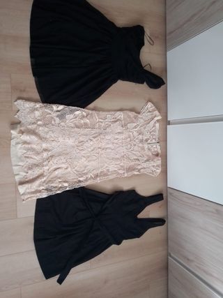 Lote 3 vestidos T38