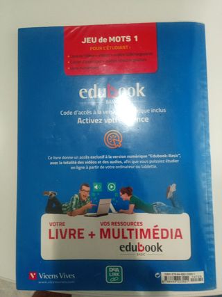 Libro de Francés (JEU de MOTS) 1°ESO(A1)