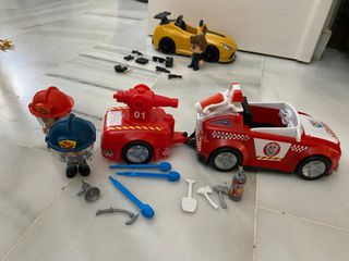 Pin y pon coche de bomberos