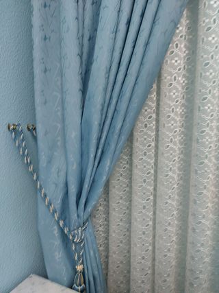 Cortinas  y edredon
