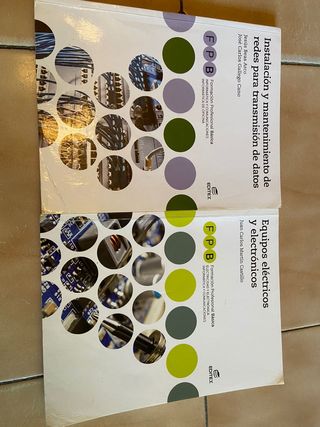 Libros 1° y 2° ESO
1° FP Informática 