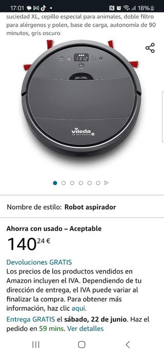 Robot aspirador