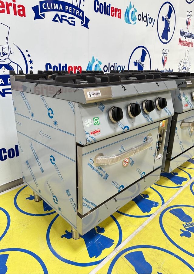 COCINA DE 4 FOGONES CON HORNO IVA INCL