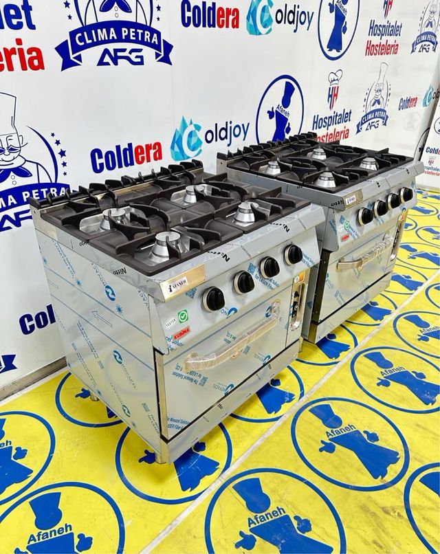 COCINA DE 4 FOGONES CON HORNO IVA INCL