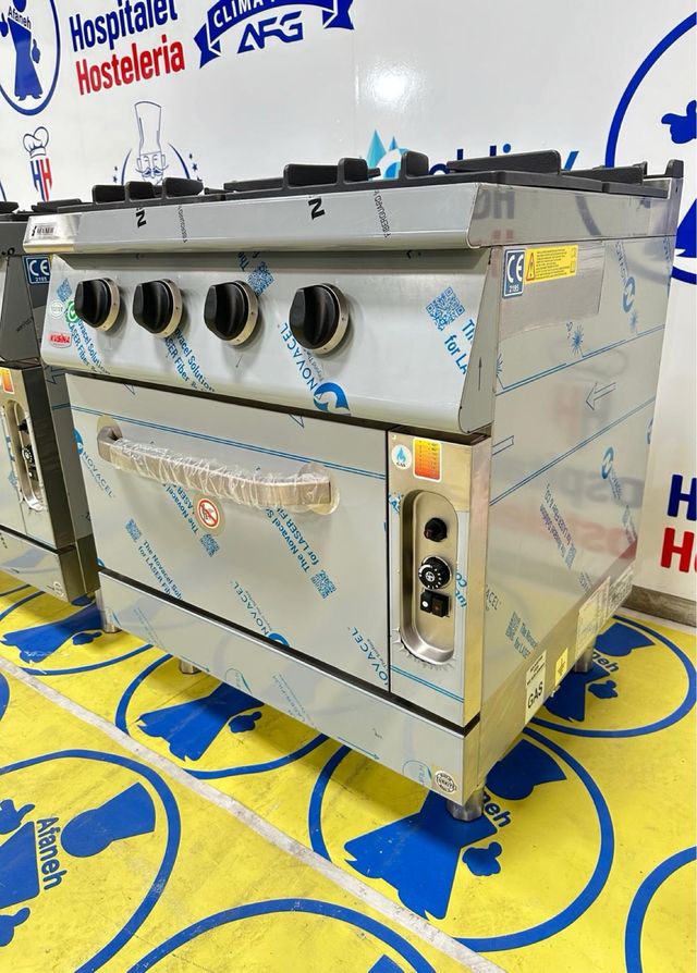 COCINA DE 4 FOGONES CON HORNO IVA INCL