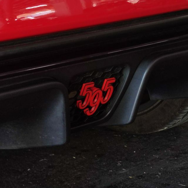 Abarth 595 Emblema 3D Logo Difusor Trasero