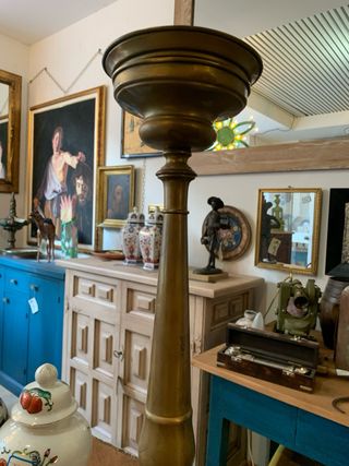 Candeliere in ottone primi 900