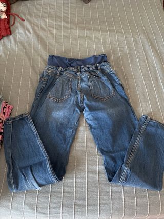 3 Vaqueros premamá (1 con etiqueta)
