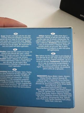 Mascarilla hidratante