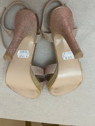 Sandalias tacón 11 cm