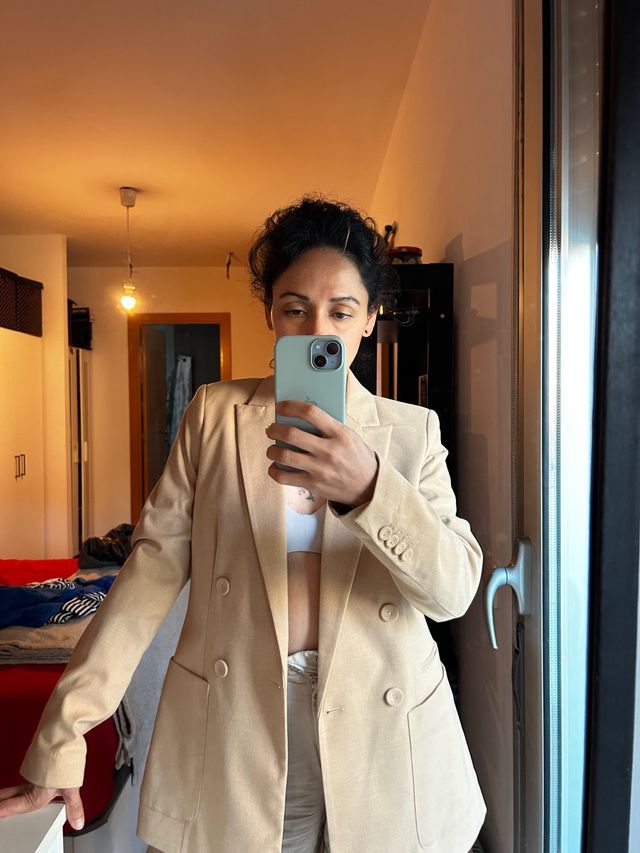 Americana color vainilla talla 36