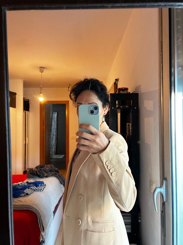 Americana color vainilla talla 36