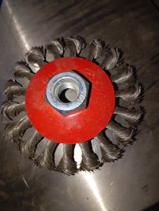 Carda rizada para radial 115 mm