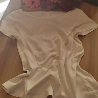 Camiseta blanca de algodón "Sfera".