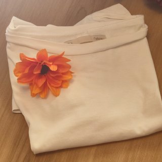 Camiseta blanca de algodón "Sfera".