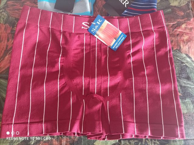 Pack 3 calzoncillos M L Bóxer Elásticos 