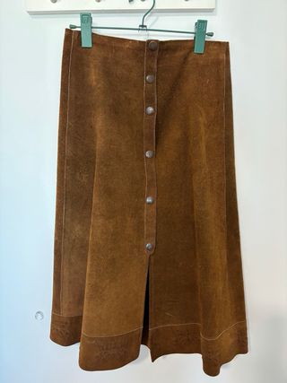 Conjunto piel cuero nobuck