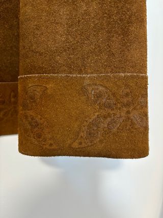 Conjunto piel cuero nobuck