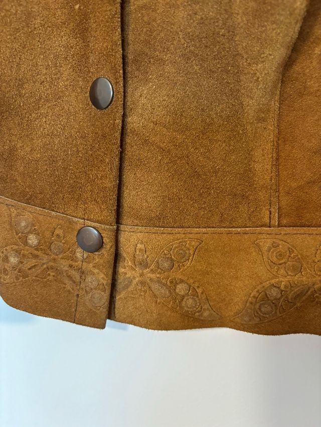 Conjunto piel cuero nobuck