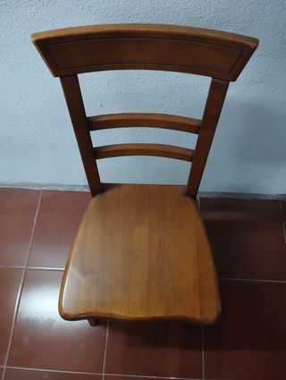 Silla madera