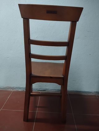 Silla madera