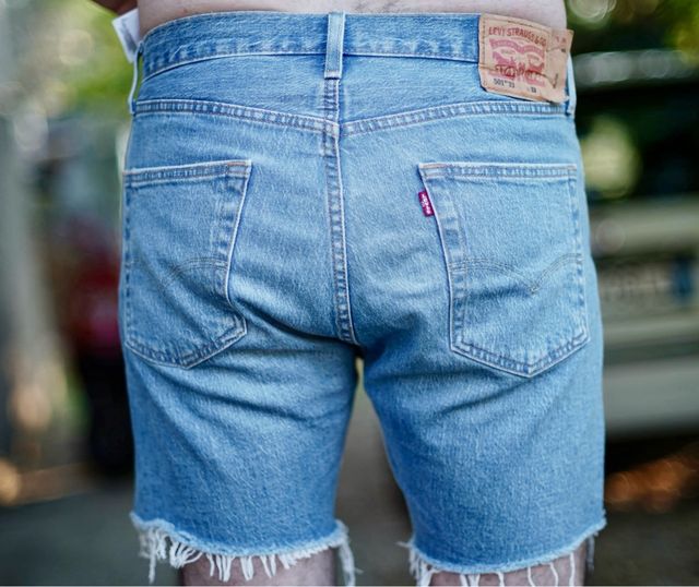 Pantaloni corti Levis jeans 501 93 tg.33