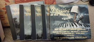 Cajas de CD's música de Cine