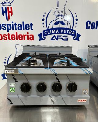 COCINA DE GAS DE 4 FOGONES DE 60cmX60cm IVA INCL