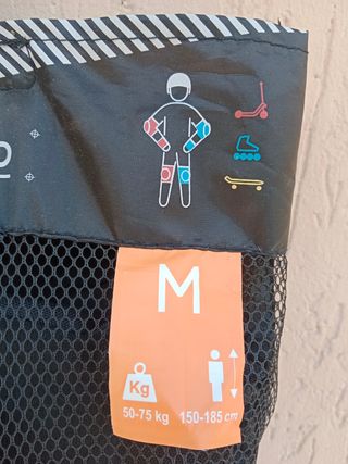 Pattini Oxelo tg. 40 protezioni tg. M – come nuovi