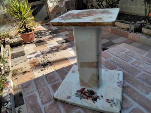 Alzatina legno puro shabby Prandini italy