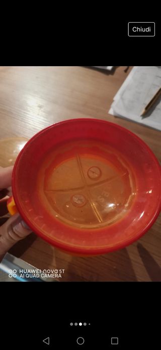 Bicchiere "imparo a bere " chicco