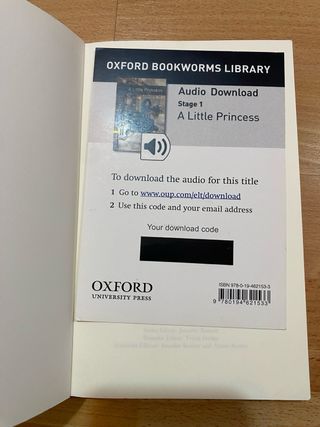 Libro lectura inglés “ A Little Princess”